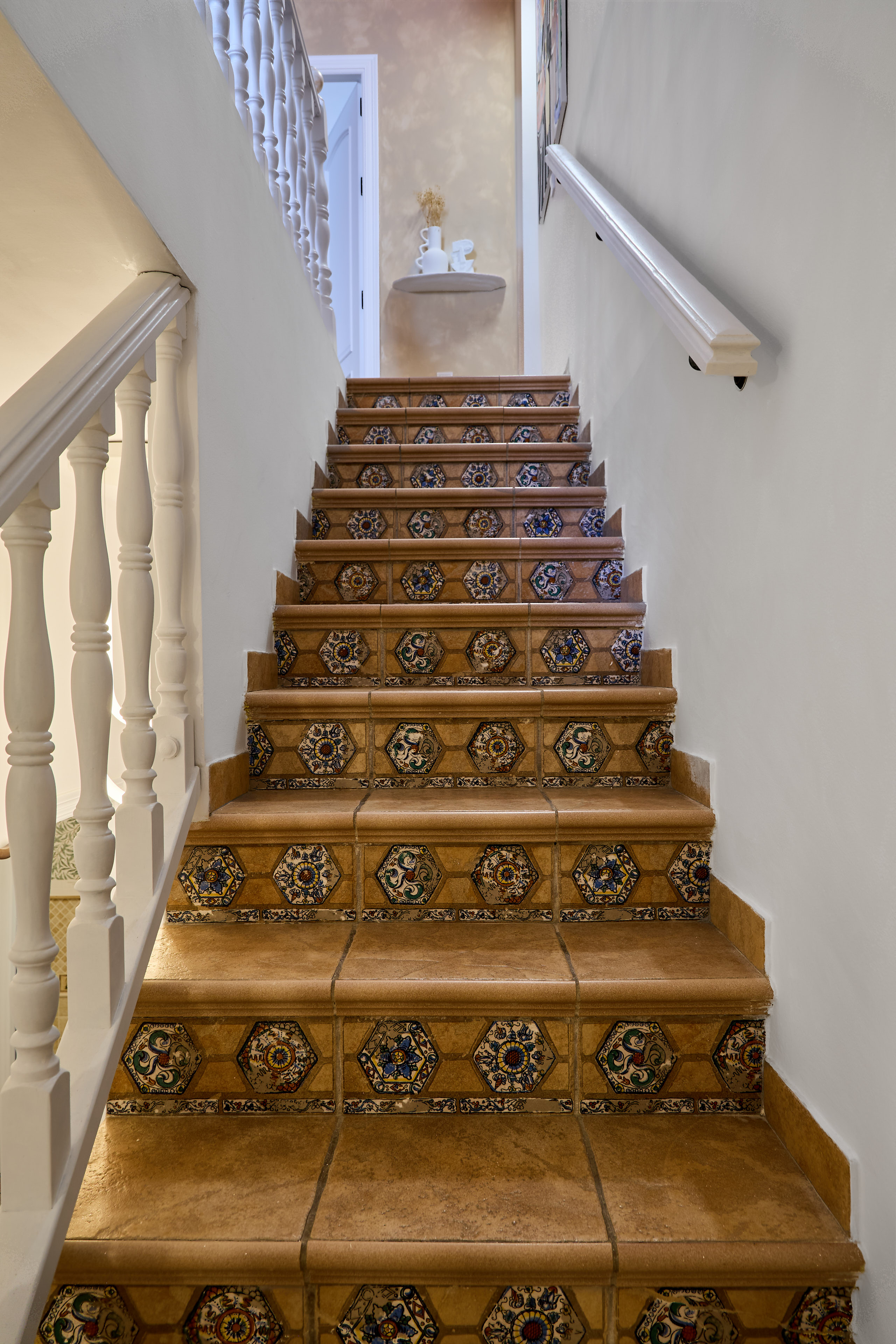 Traditional stairway at Casa Wanda