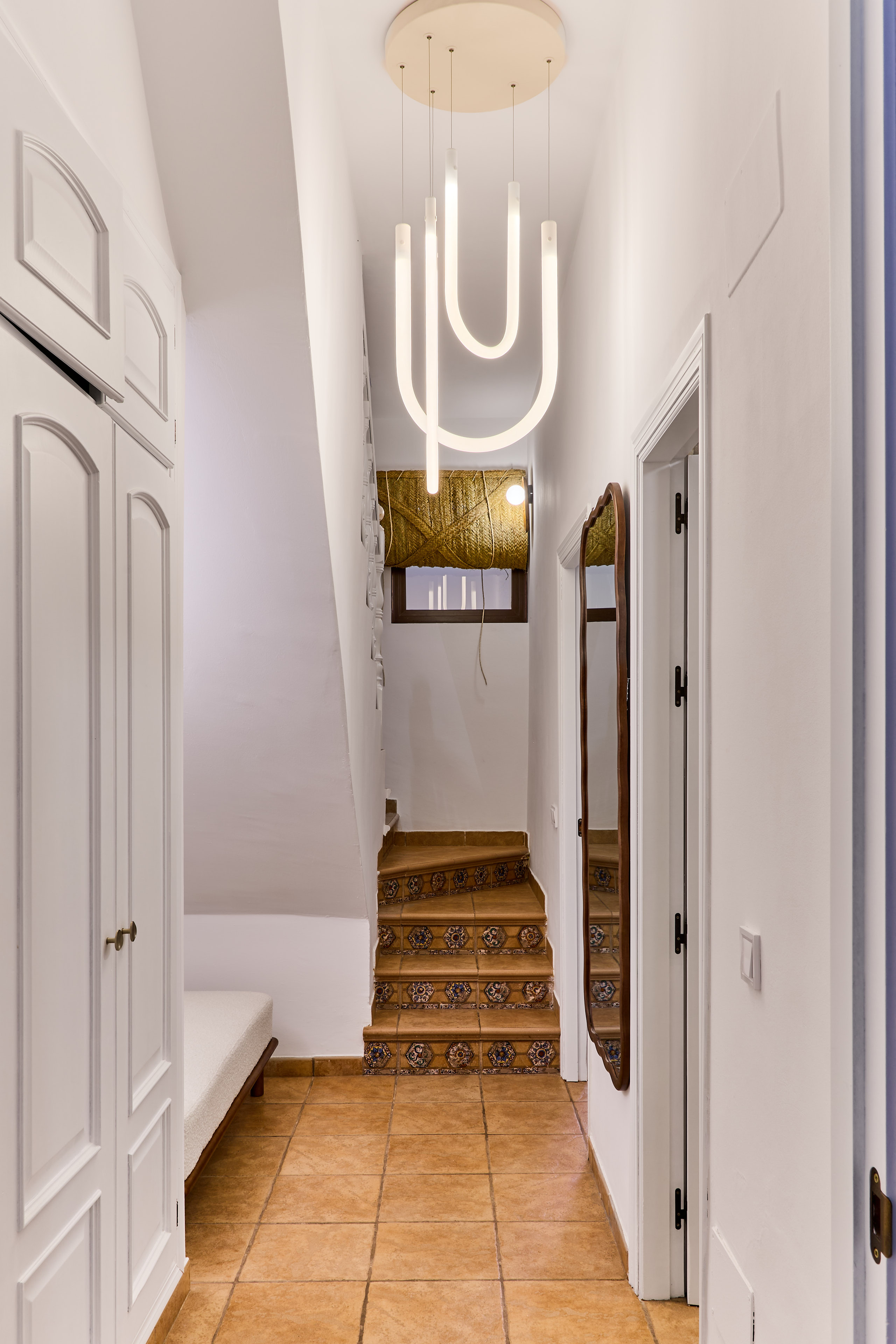 Traditional stairway at Casa Wanda