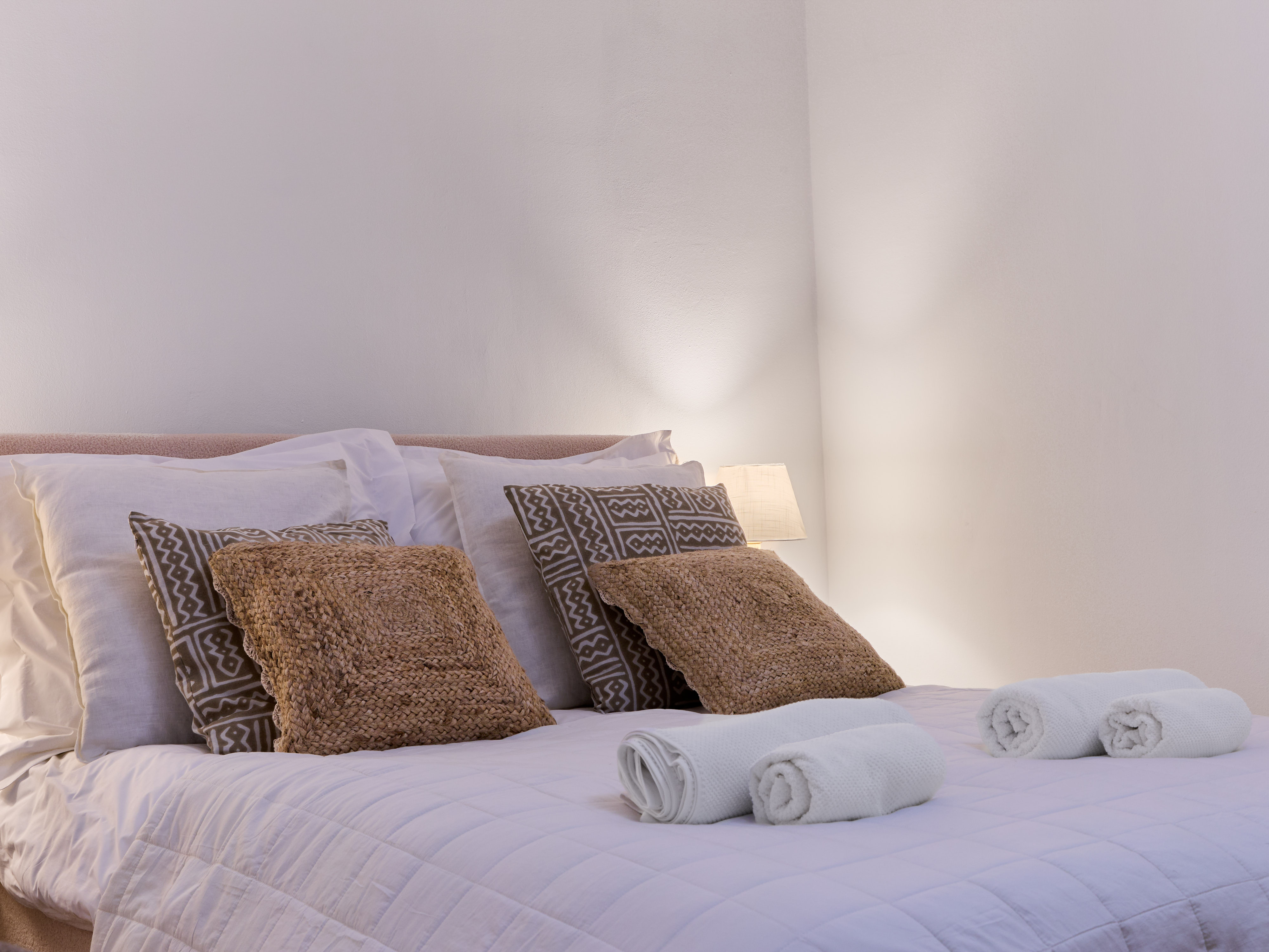 Calm bedroom at Casa Wanda